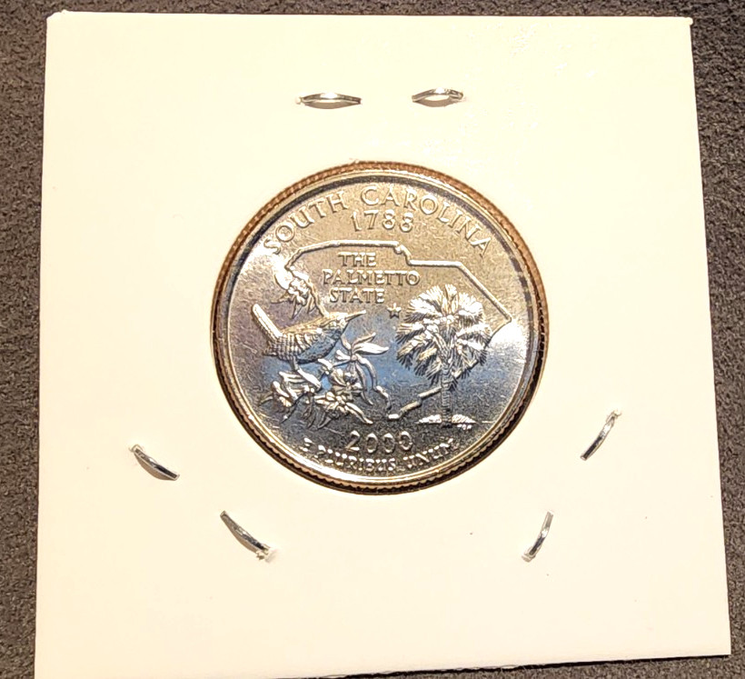 2000-D - South Carolina - U.S. State Quarter- UNC from US Mint