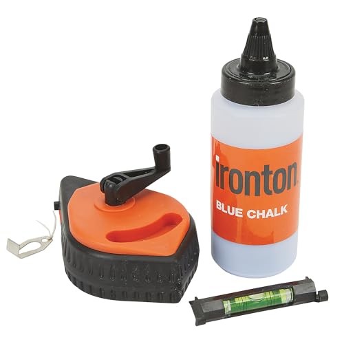 Ironton ABS Blue Chalk Line Reel Set