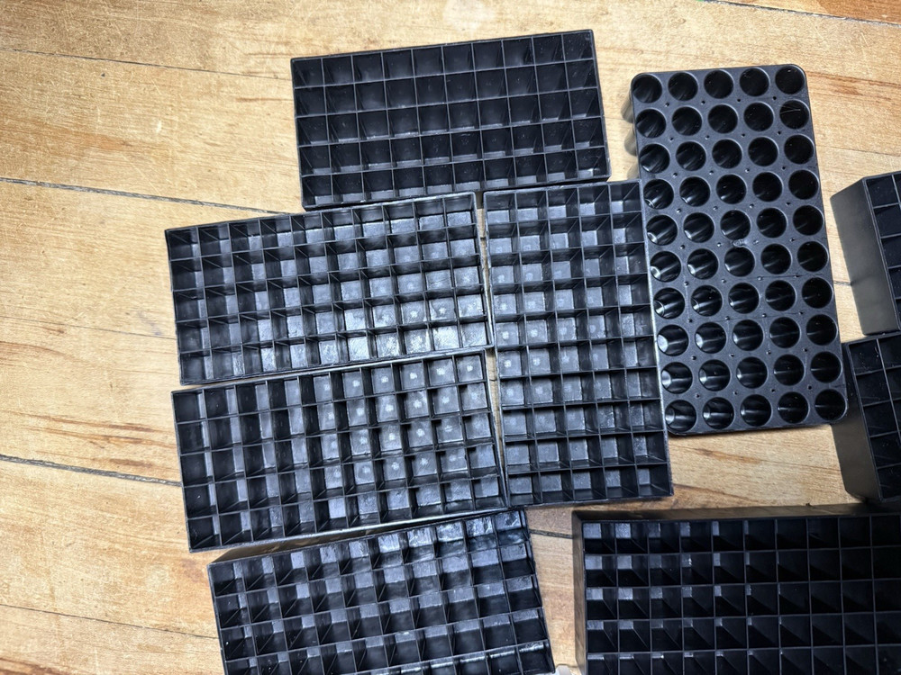 12-Pack 50 Round Assorted 9mm Ammo Tray Reloading Loading Blocks Bullet Case