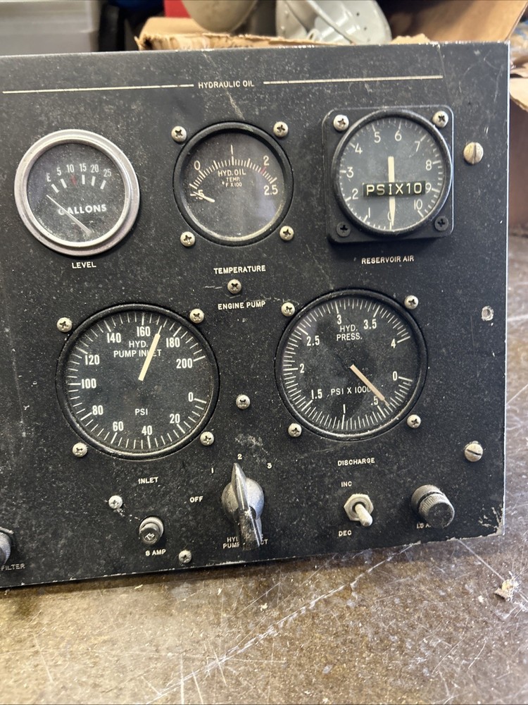 Vintage Space Corp Hyd. Flow rate Indicator P/N 75-1-0-1A