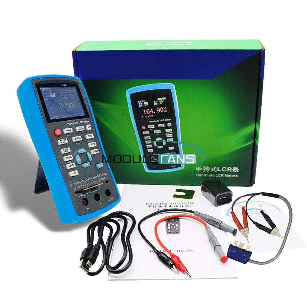 Handheld LCR Bridge Digital LCD Capacitance Inductance Resistance Meter Tester