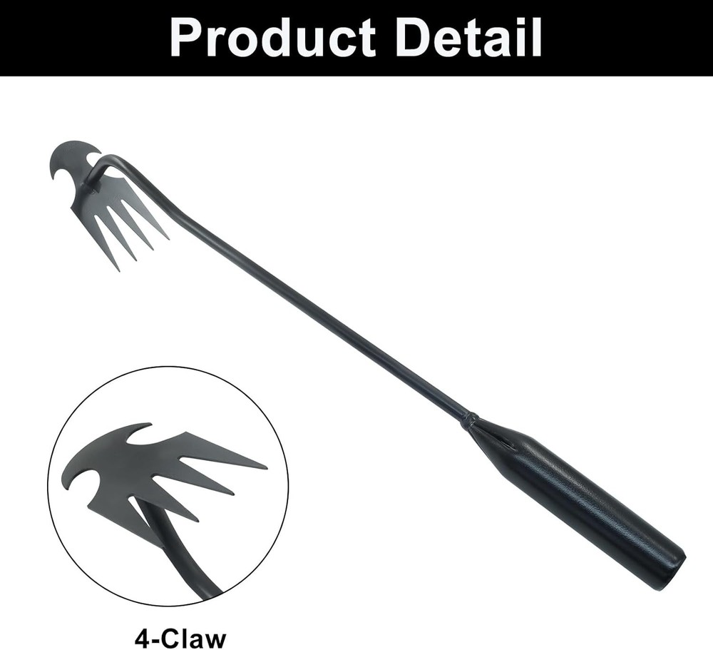 2Pcs Weed Puller Tool Garden Uprooting Weed Pulling Tools, 15.7" Portable Stainl
