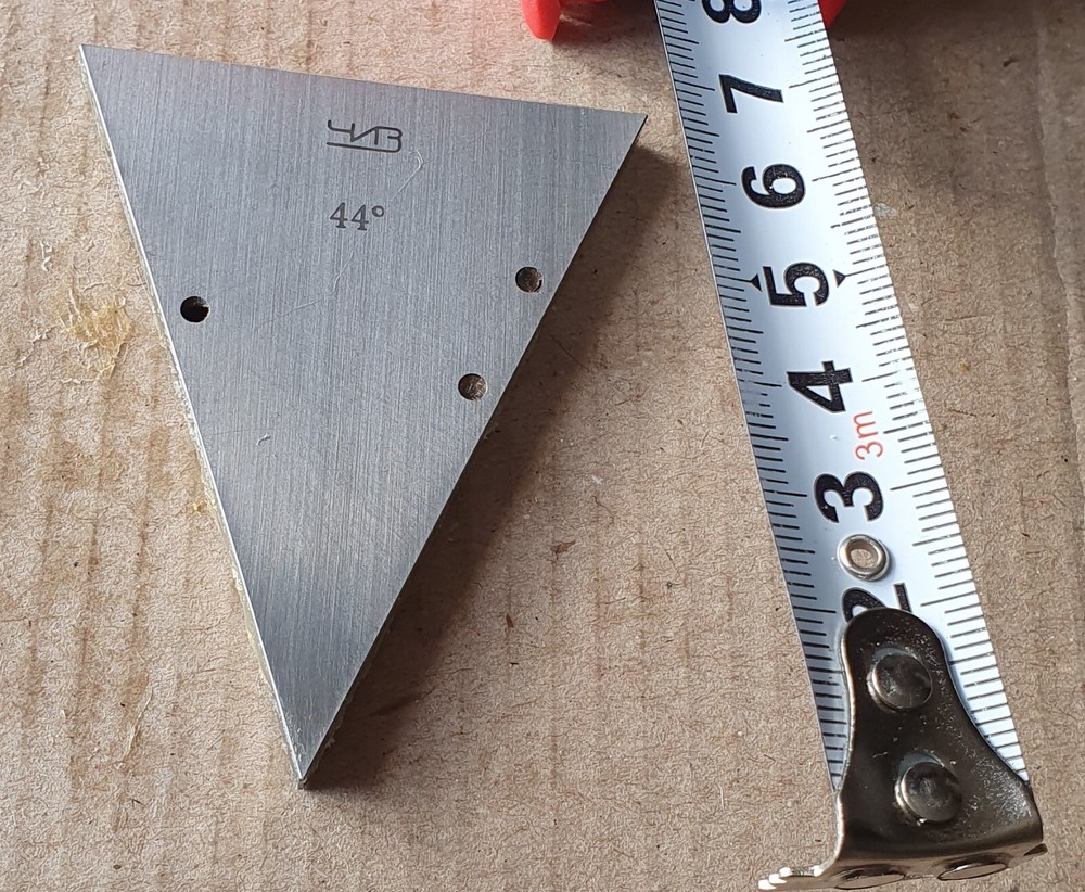 1 pcs PRECISION ANGLE GAUGE BLOCK 44°