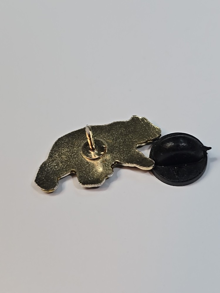 Brown Bear Walking Lapel Pin