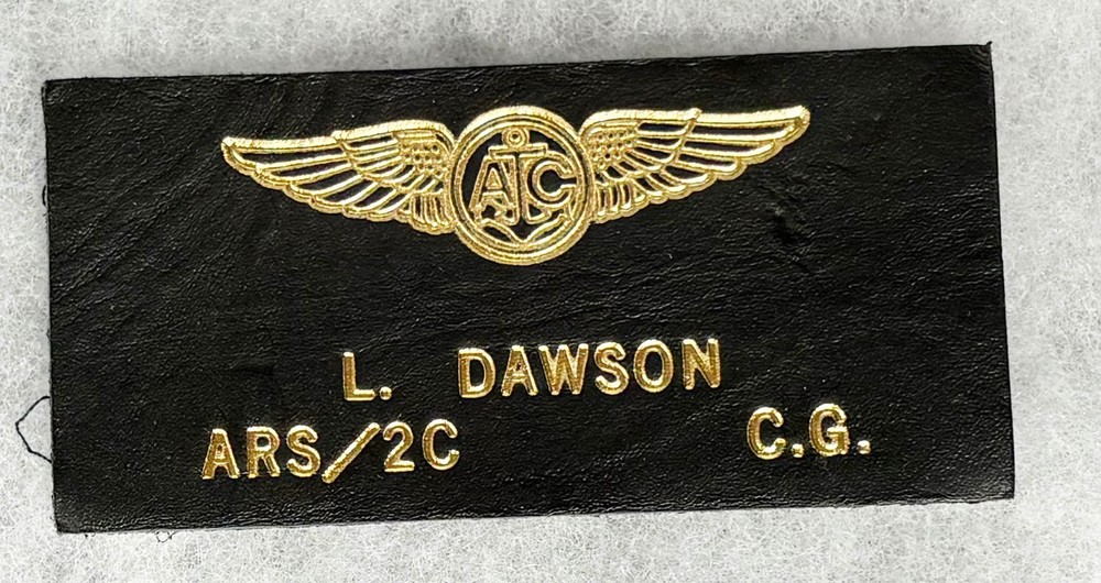 USN L. Dawson Jacket Name Tag