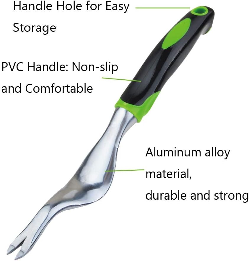 Handheld Weeder Tool - Dandelion Remover, Manual Weed Puller for Garden, Lawn &