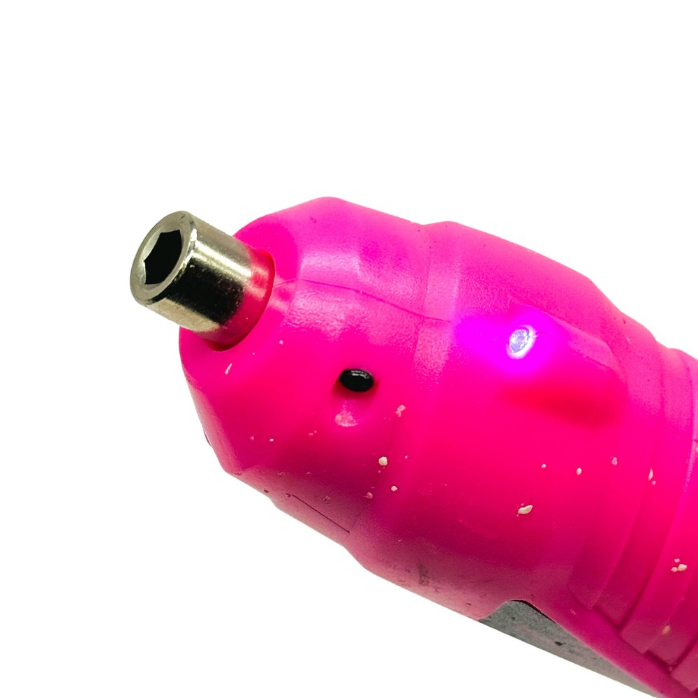 Solude Pink Cordless Rechargeable Screwdriver