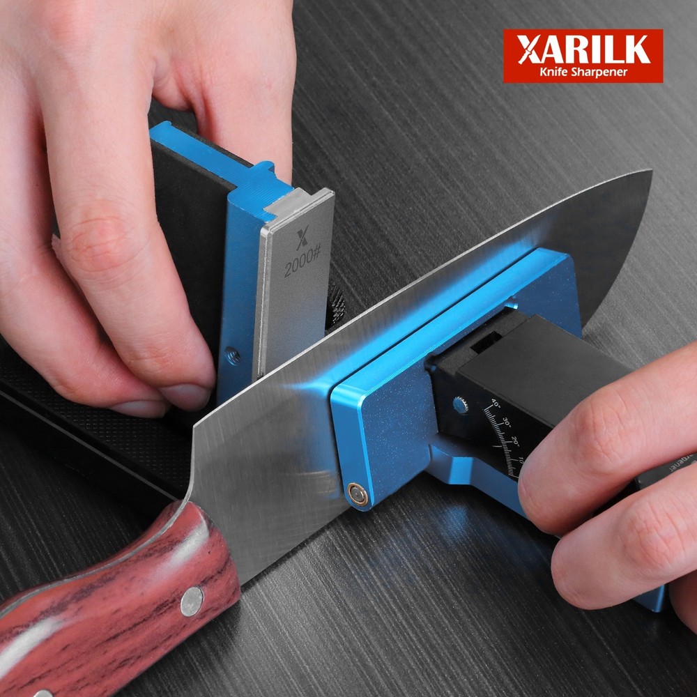 Upgraded Rolling Knife Sharpener Kit – Adjustable 10 – 40°, Compact & Portable