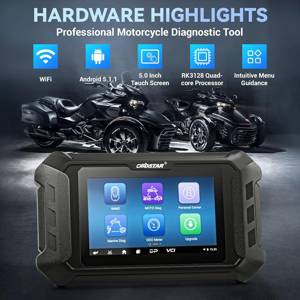 OBDSTAR iscan BRP(Can-am) Motorcycle OBD Diagnostic Scan Programming Code Reader