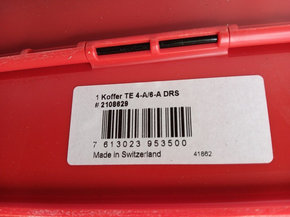 Hilti Te 4-A/6-A DRS