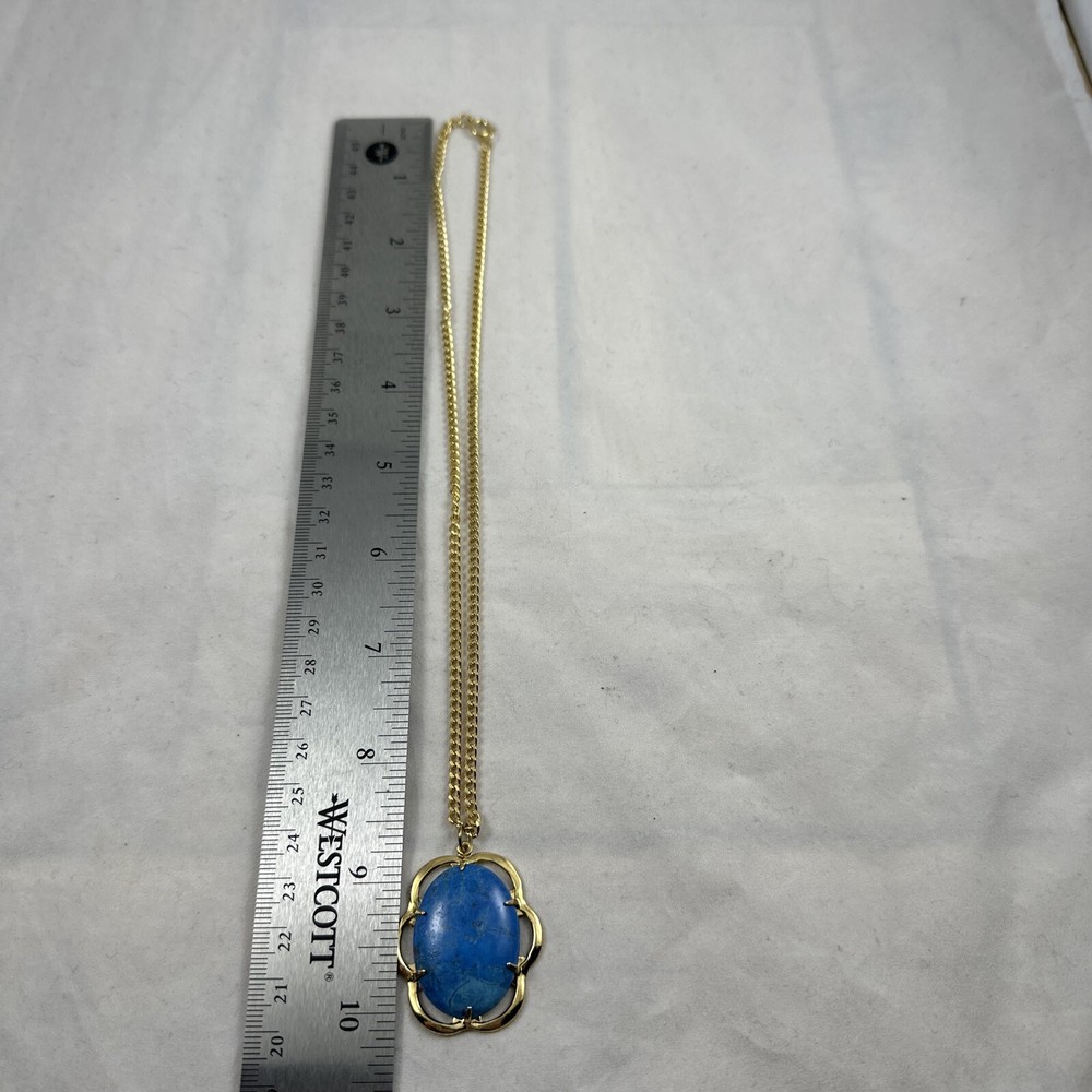 Blue Lapidary Necklace