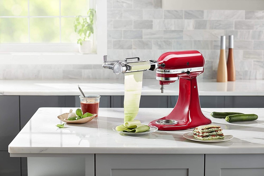KitchenAid Vegetable Sheet Cutter, 1, Metallic (Used)