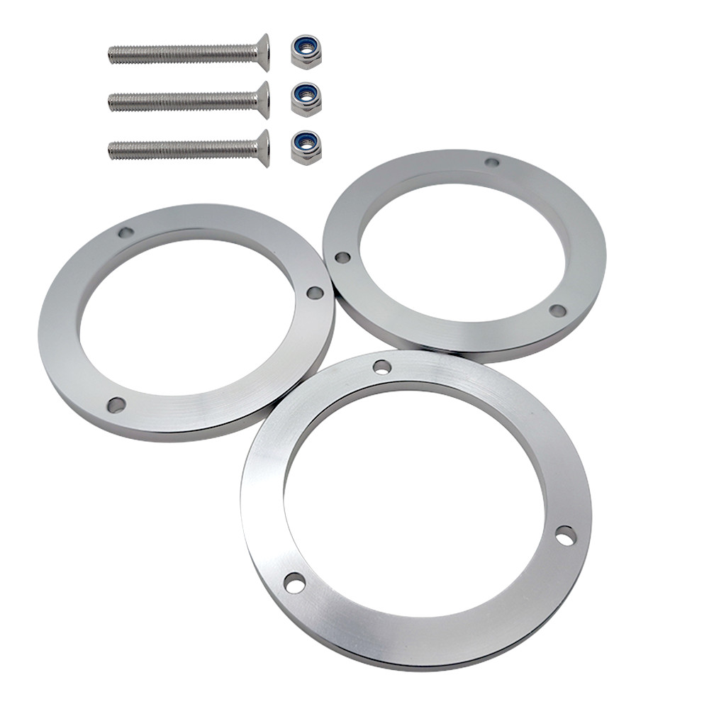 2" Swivel Base Floor Mount W/ 2 1/2" Steering Column Drop Comb Kit For Universal