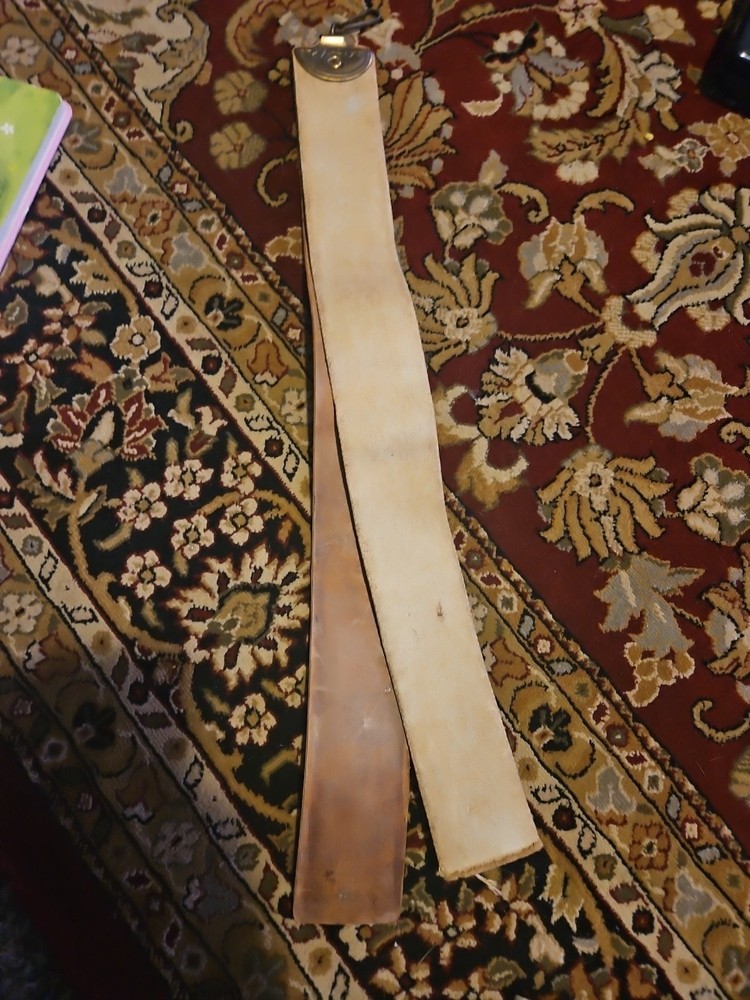 Vintage Shell Strop With Fine Quality Silk Linen Finish Strap Also