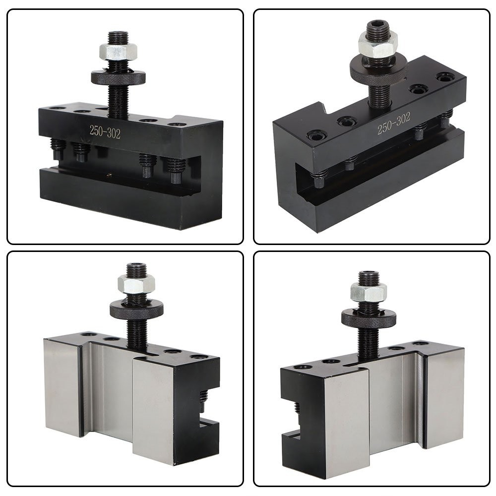 4Pcs CXA #2 250-302 Quick Change Tool Post Boring Turning & Facing Holder Lathe