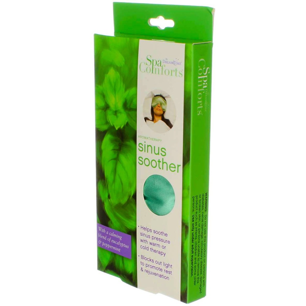 DreamTime Aromatherapy Spa Comforts Microwavable Sinus Soother Mask, Eucalypt...