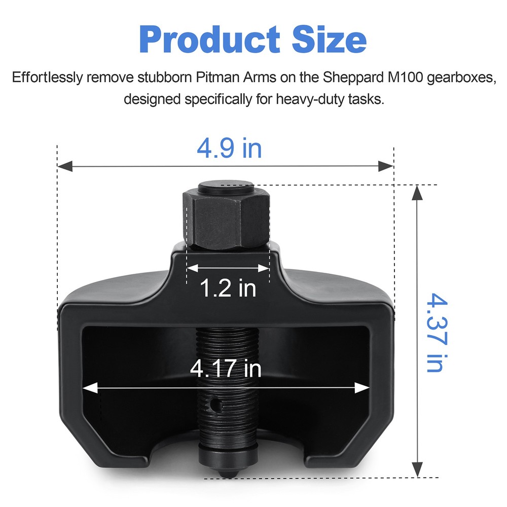 Pitman Arm Tool for Sheppard M100 Applications, Durable Puller for Commercial