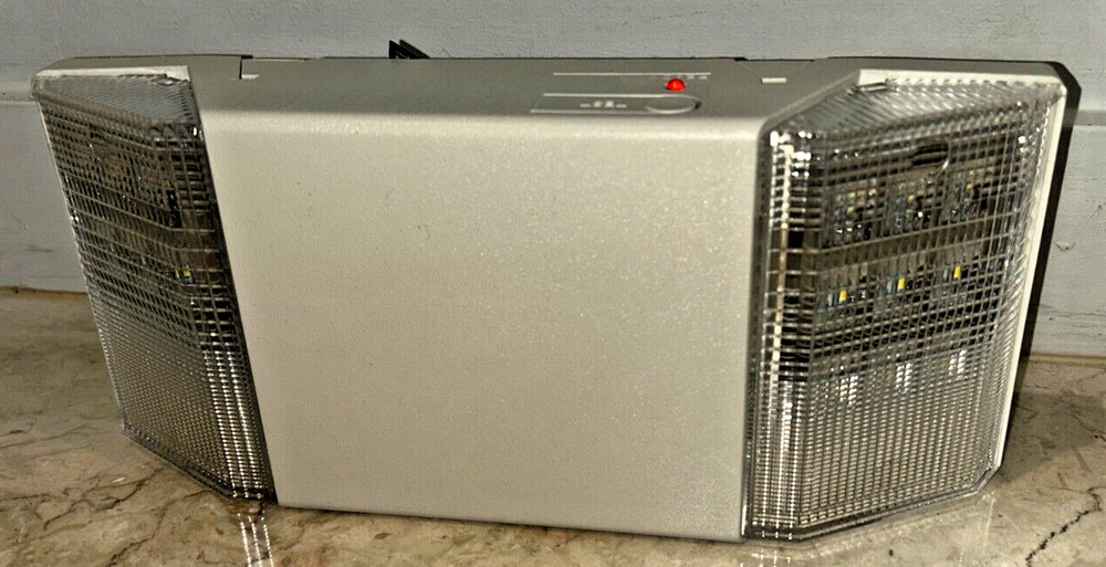 Two Emergency Exit Lights - White