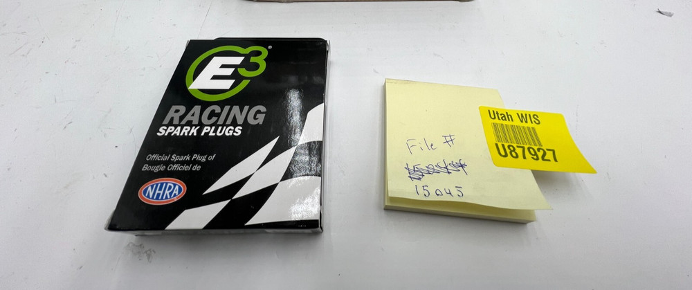 2 boxes of 4 Genuine E3 Racing Spark Plugs E3.102