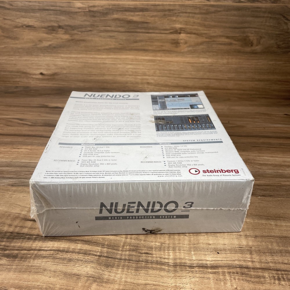 Steinberg Nuendo 3 Media Production System update version 2.x