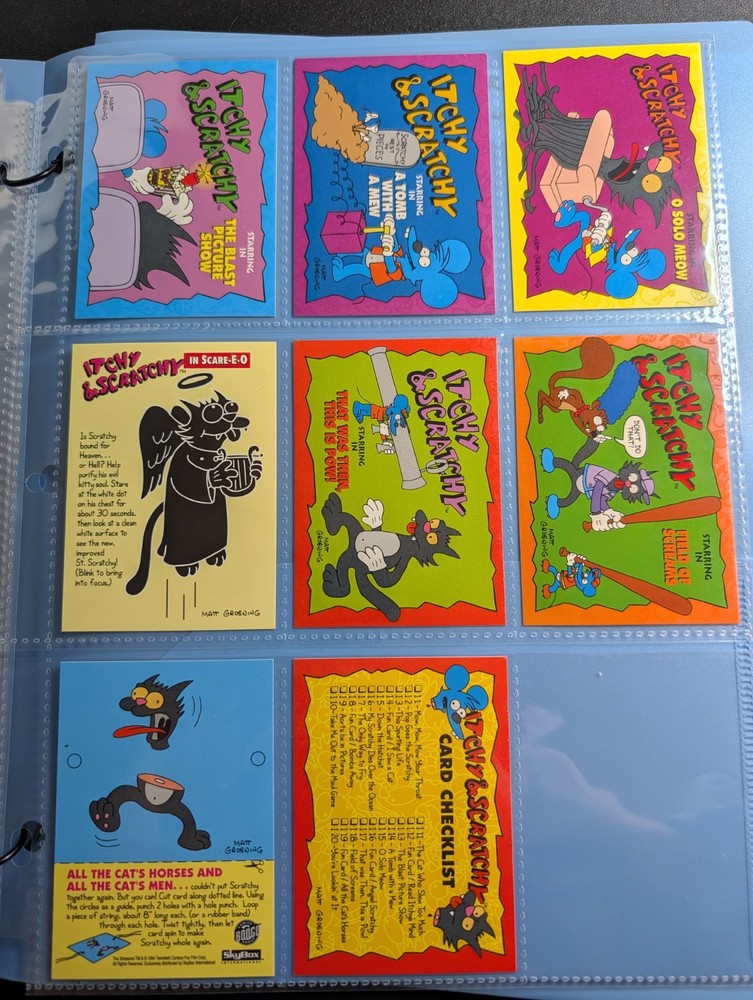 The Simpsons Series 2 1994 Skybox Complete set (80 Cards)
