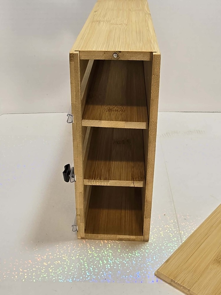 #FromYourFeed 3 In 1 Wrap Dispenser Bamboo Kitchen Organizer NIB 📦✨