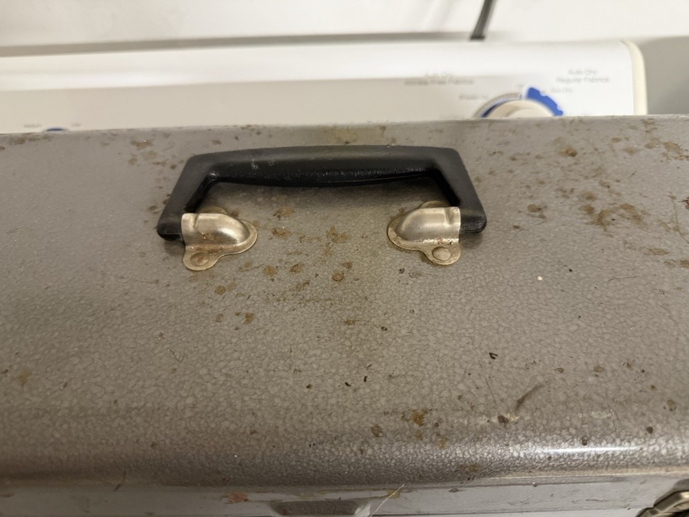 Vintage Craftsman Metal Toolbox