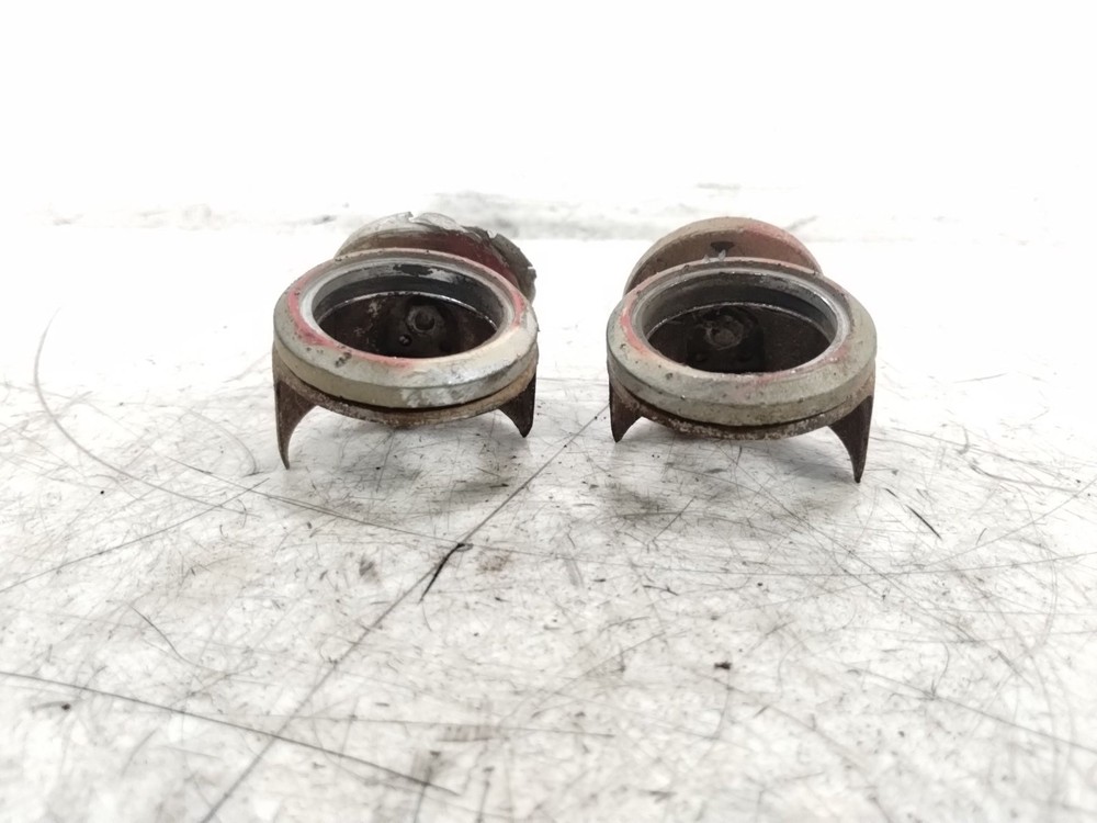 1972 72 Yamaha R5 Left & Right Fork Reflector Mounts Pair