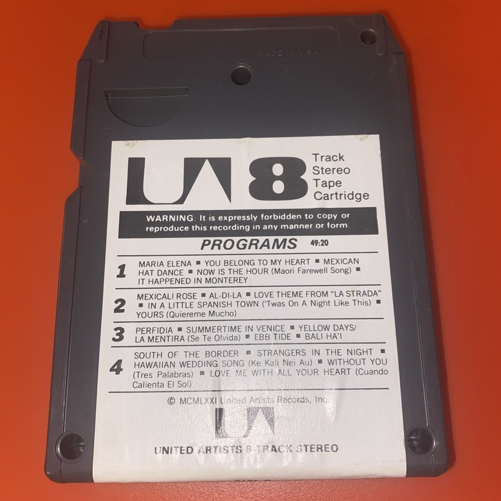 The 50 Guitars Superpak 8-Track Untested