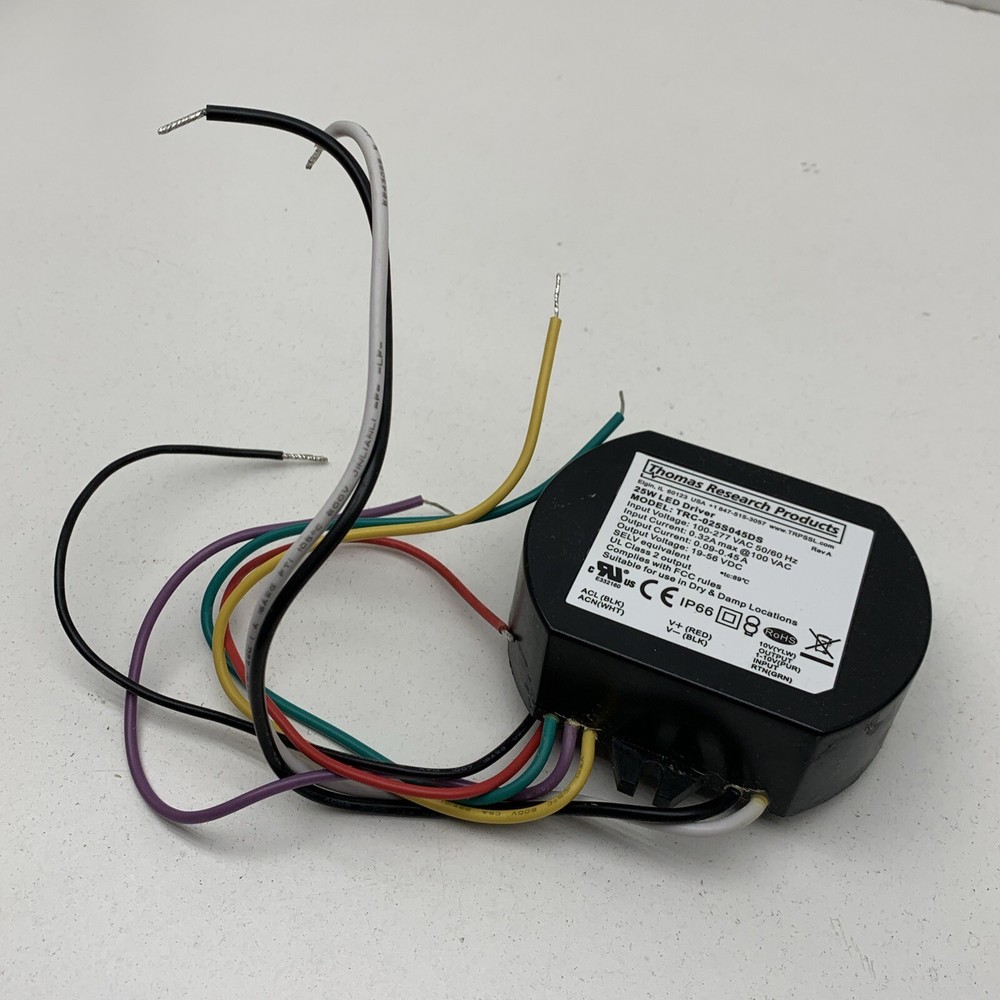 Thomas Research TRC-025S045DS Constant Current Dimmable LED Driver 450mA 25W