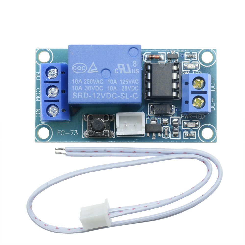 1/5/10PCS 12V Latching Relay Module With Touch Bistable Switch MCU Control