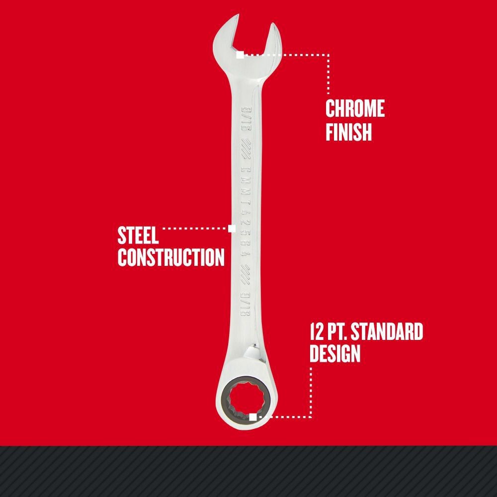 Craftsman Sae Ratcheting Wrench Set, 5 Piece