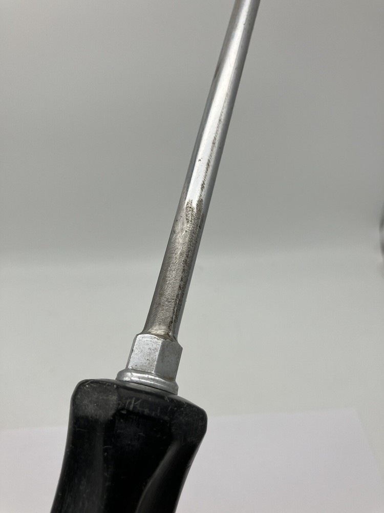 Snap-on Tools 8" Slotted Screwdriver SDD8 Black Hard Handle USA