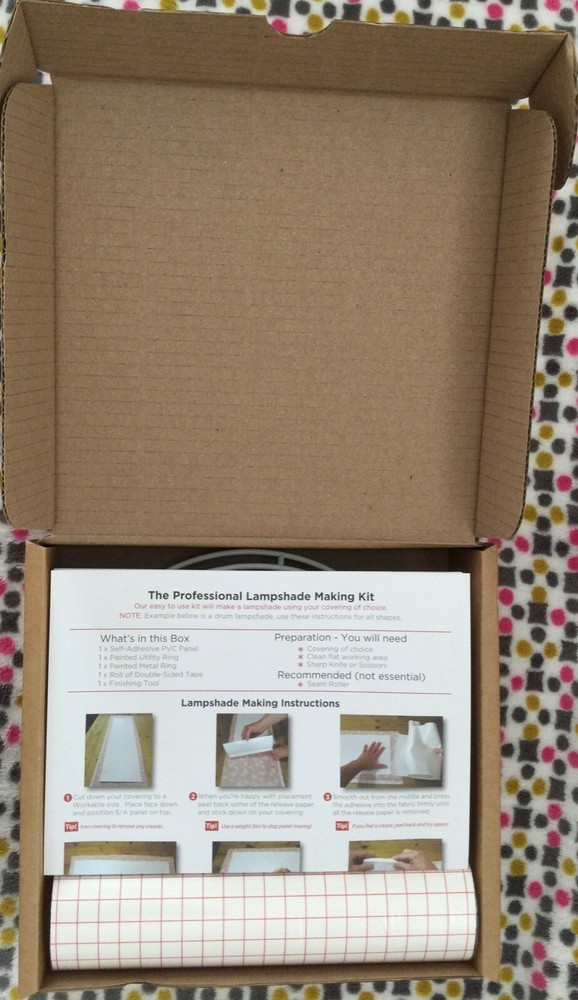 Need Craft Lampshade Kit - Round Drum Shape - 20 cm