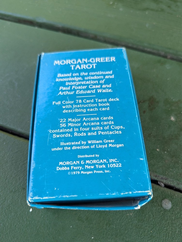1979 Morgan-Greer 78 Card Tarot Deck