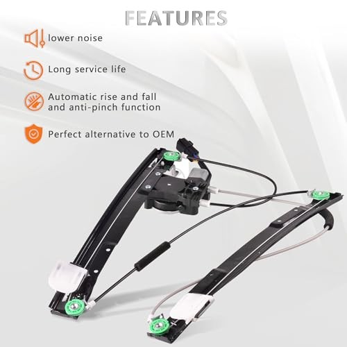 Power Window Regulator with Motor Assembly Front Right Passenger Side