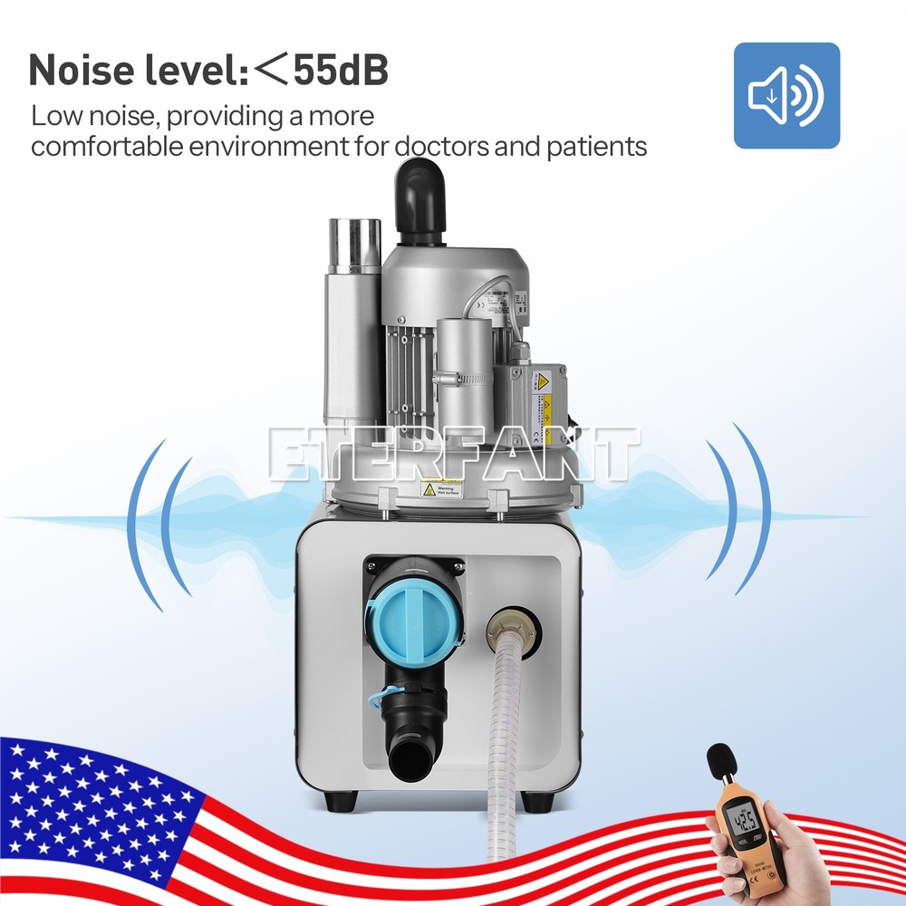 Dental Electric Suction Machine Variable Frequency Suction Machine Semi-Dry Type