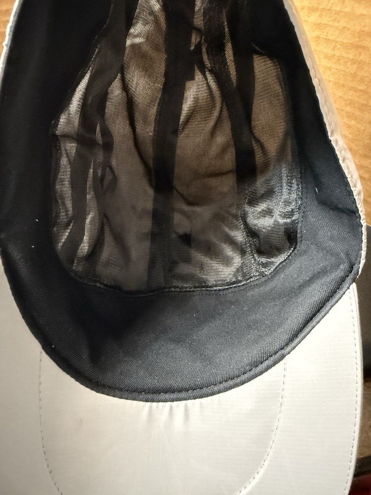 Nike Tailwind Ghost Flash Hat Gray Strapback Running Cap All Over Print