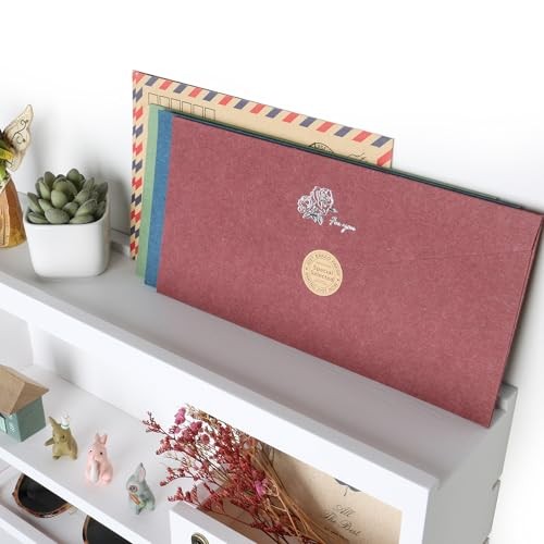 Key Holder for Wall, Mail Organizer Wall Mounted White