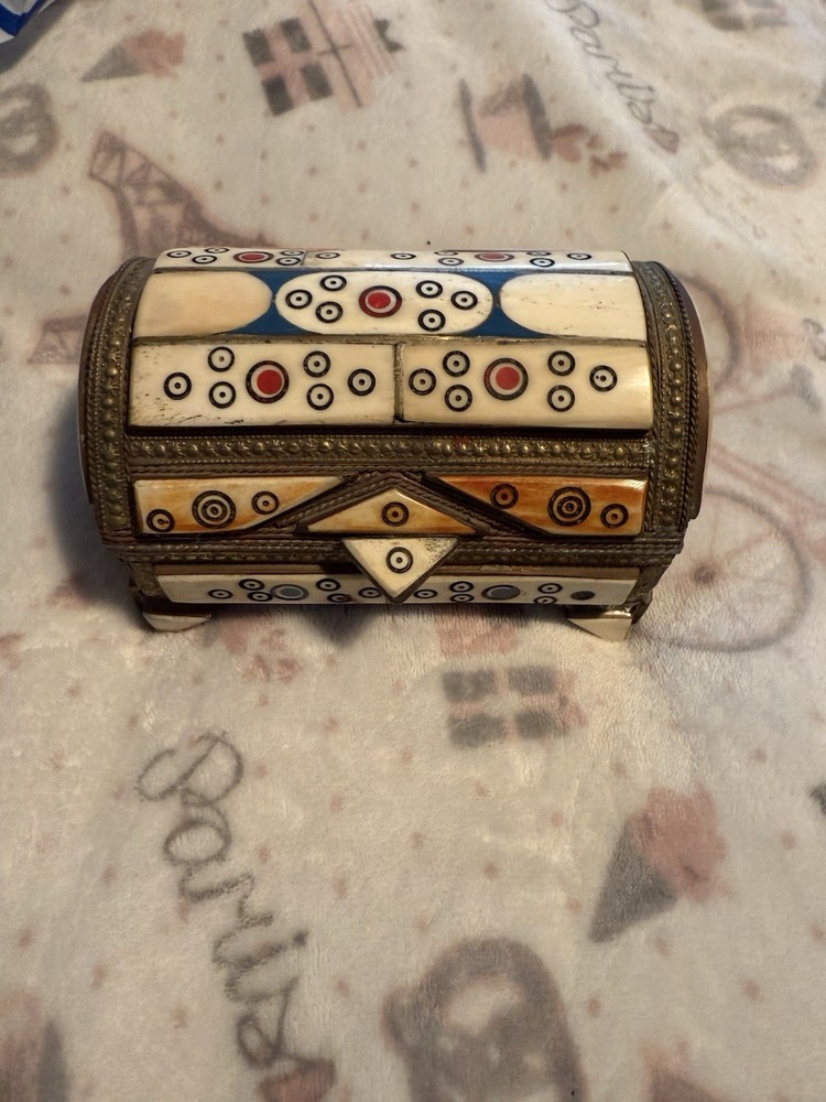 Moroccan Camel Bone Jewelry Box