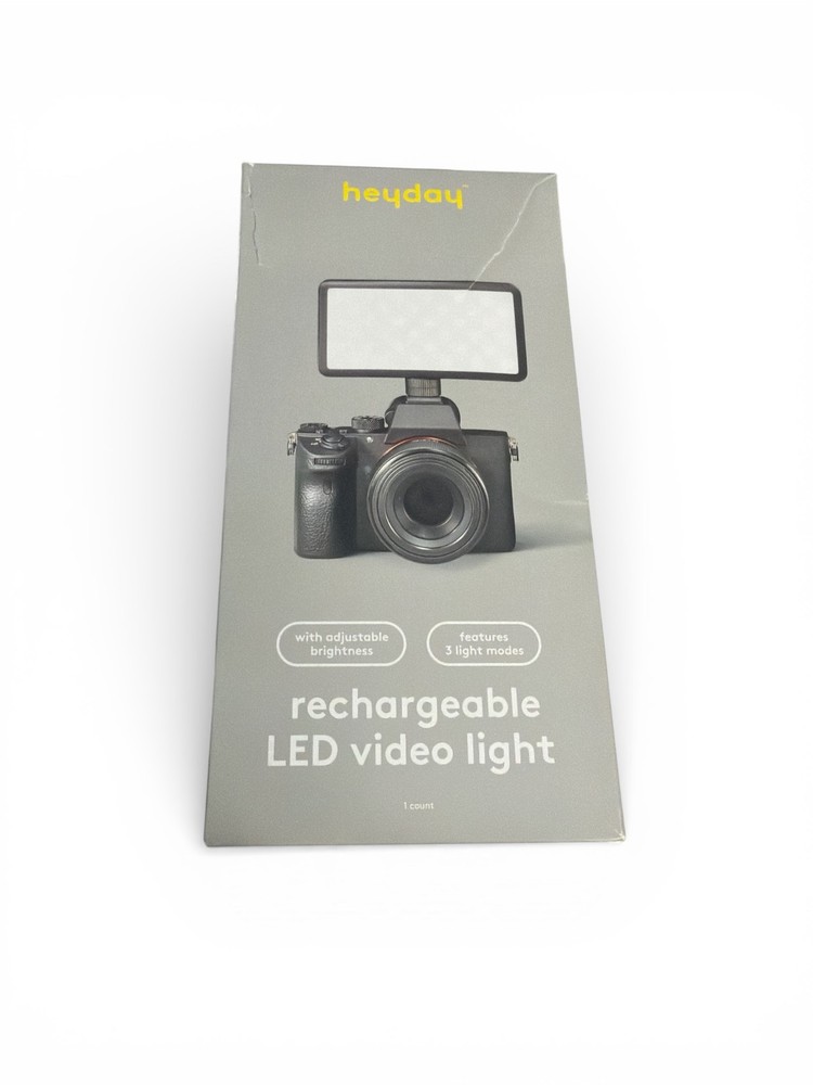 LED Camera Lighting Accessory with Battery Light and Phone Mount - heyday™ Black