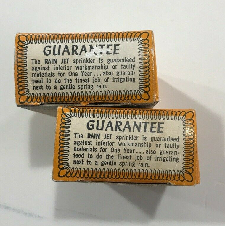 2 EMPTY Vintage Rain Jet Sprinklers No.36C Boxes Only