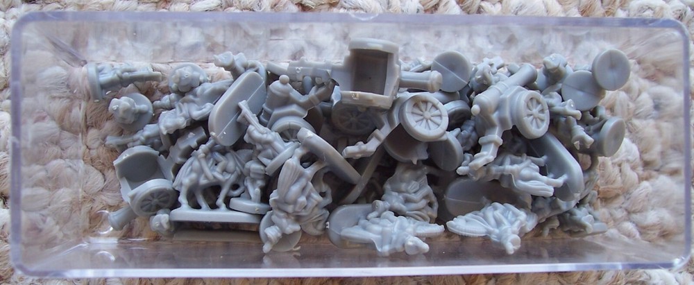 Risk The World Conquest Game 52 Replacement Gray Army Pieces
