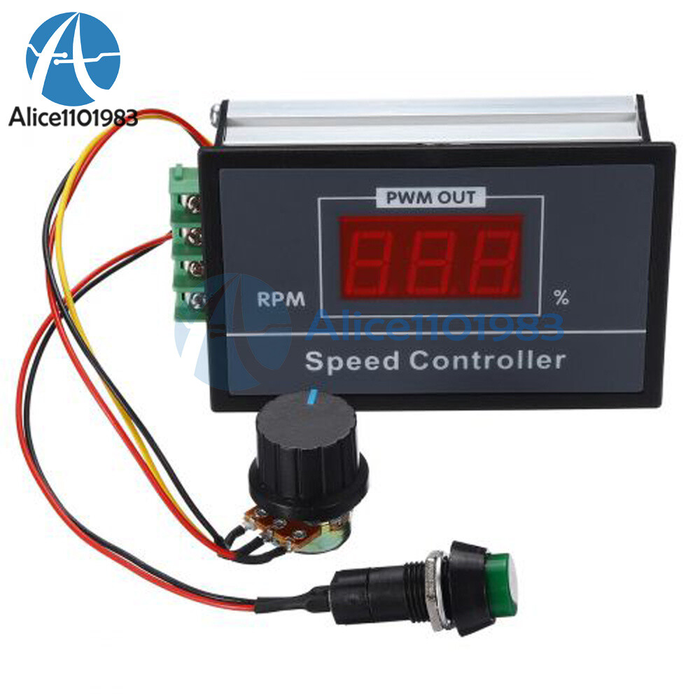 DC10-50V 40A LED Digital Display Adjustable DC Motor Speed Regulator Controller