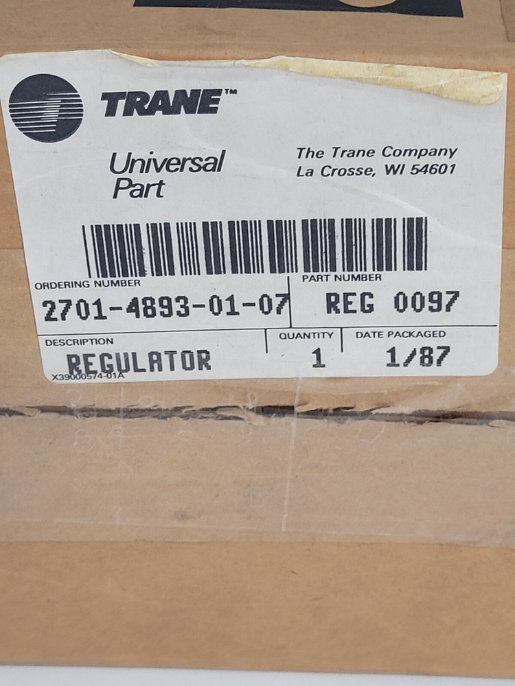 TRANE REGULATOR 2701-4893-01-07