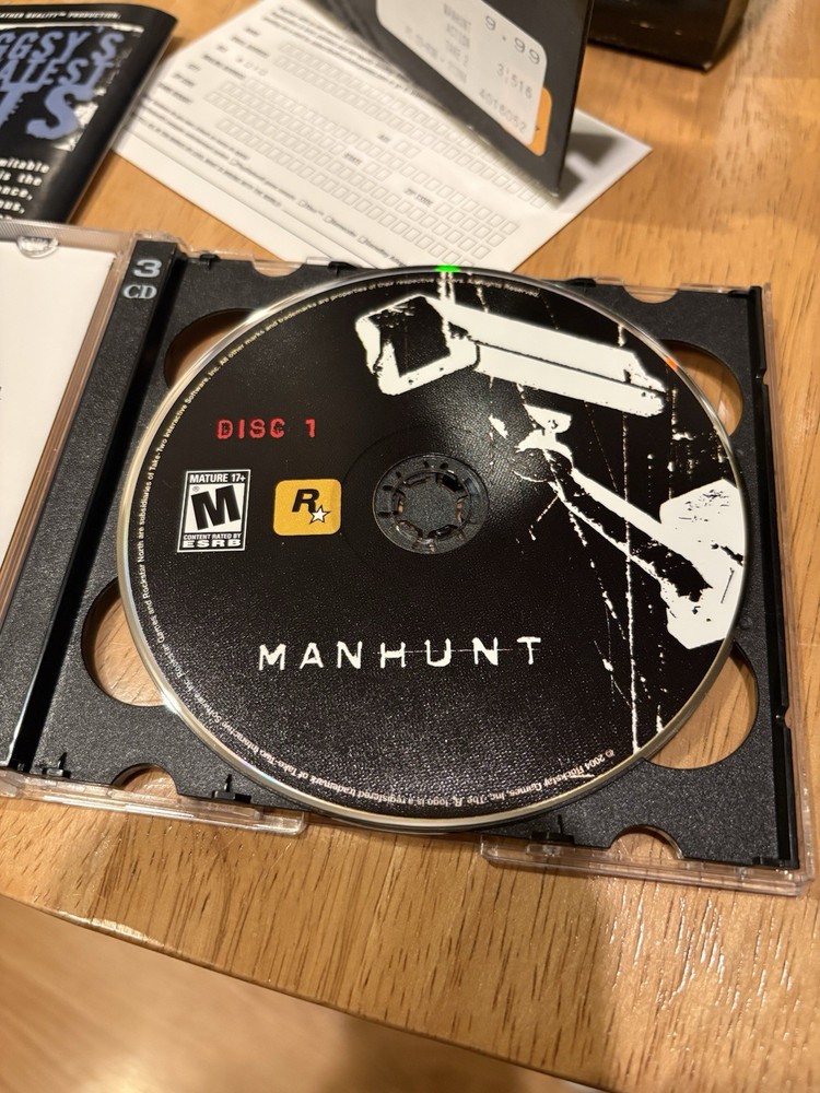 MANHUNT PC VHS SET