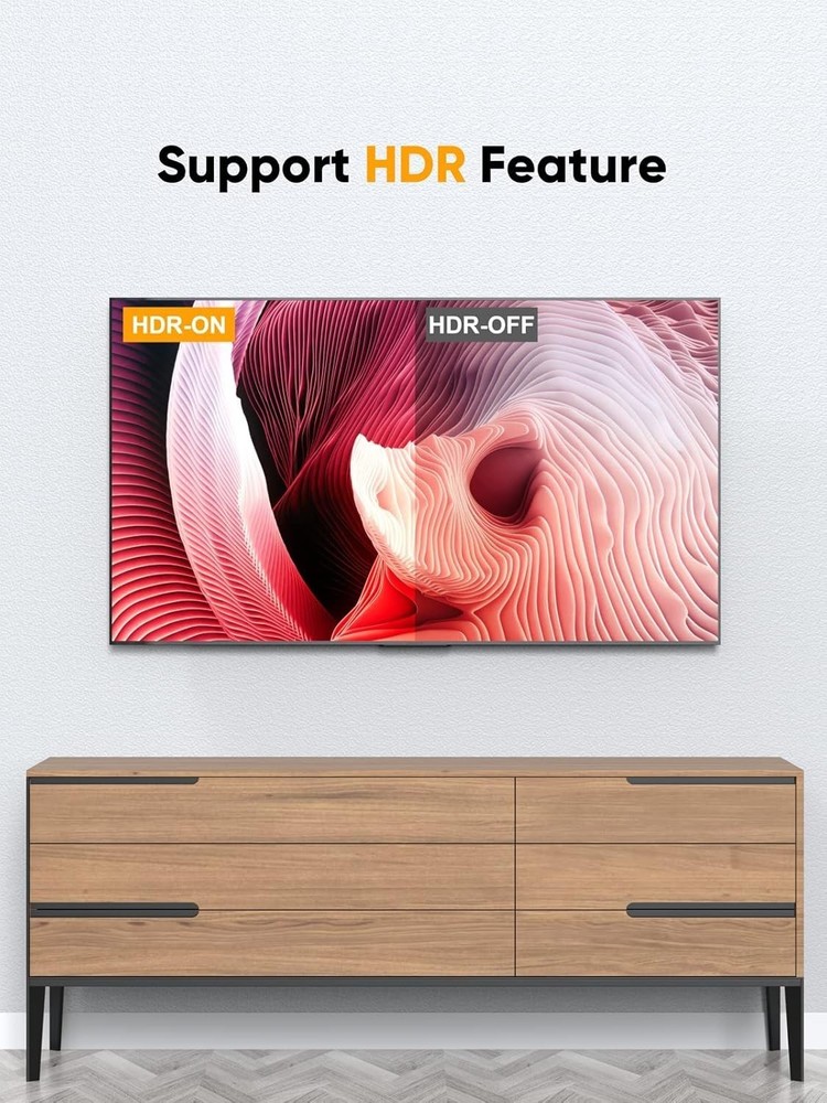 Versatile 8K DisplayPort Cable 3FT - Supports Gaming, PCs, Tablets, and More