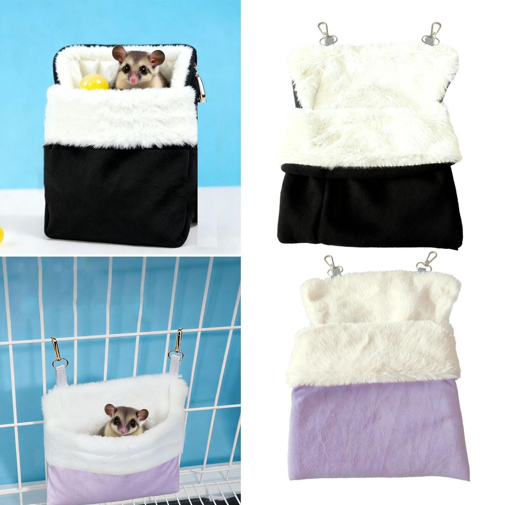 Sugar Glider Sleeping Pouch Bag Small Pet Hanging Bed Comfortable Warm Cage