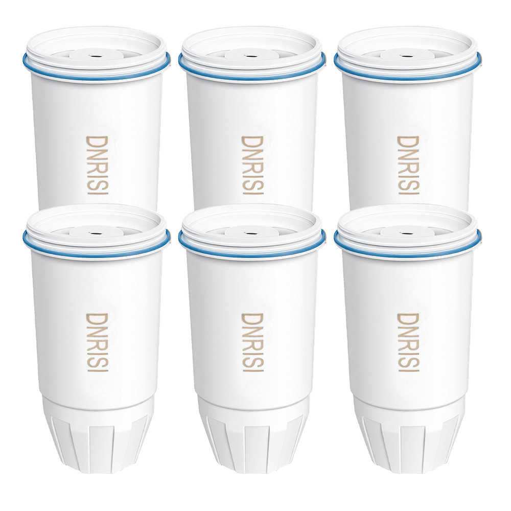 6x DNRISI Water Filter Replacement for Zero Water ZR-017, ZR-001 ZR-004 ZP-006