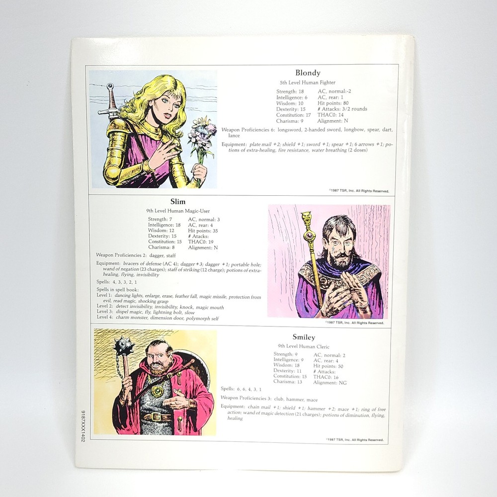 AD&D Needle Adventure Module I11 - 9187 TSR 1987 Complete Original